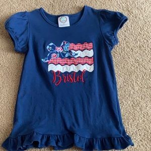 Monogram “Bristol” Flag tee